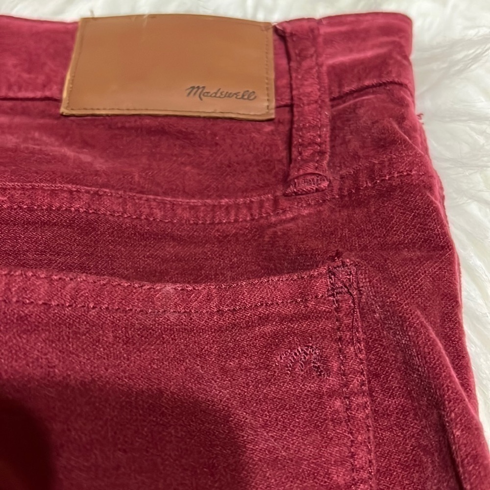MADEWELL 10"HighRiseSkinnyJeansStretchVelvetEdition size 27 - Picture 7 of 8